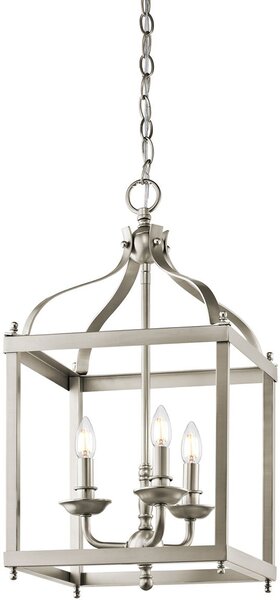 Elstead Lighting Larkin závěsné svítidlo 3x60 W nikl KL-LARKIN-P-M-NI