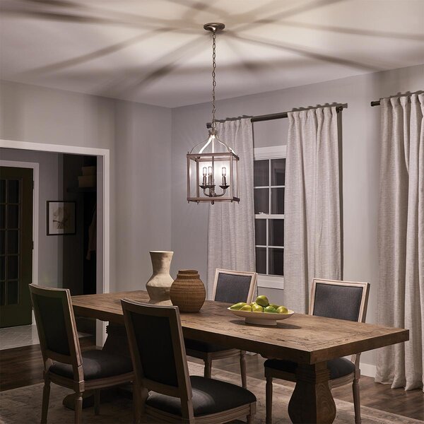 Elstead Lighting Larkin závěsné svítidlo 3x60 W nikl KL-LARKIN-P-M-NI