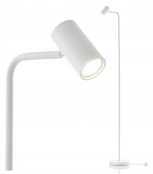 Bílá stojací lampa GU10 160 cm