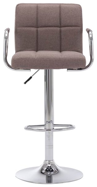 Barová židle taupe textil 283418