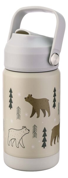 Nerezová termoska s pítkem KITCHISIMO 370ml medvídek