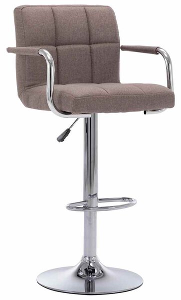 Barová židle taupe textil 283418