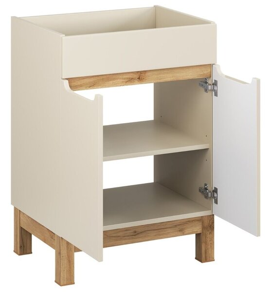 Comad Bali Cashmere skříňka 60x46x84 cm pod umyvadlo stojící béžová BALI CASHMERE 82-60-46-2D