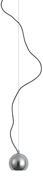 Design hanglamp chroom voor railsysteem 1-fase - Slimline Sara