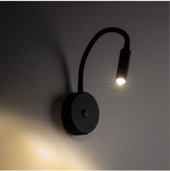TK Lighting Lagos nástěnné svítidlo 1x6 W černá 10200