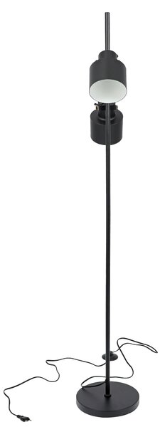 Černá stojací lampa E27 135 cm