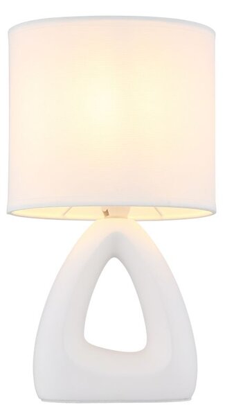 Globo Lighting Triangle stolní lampa 1x40 W bílá 21731W