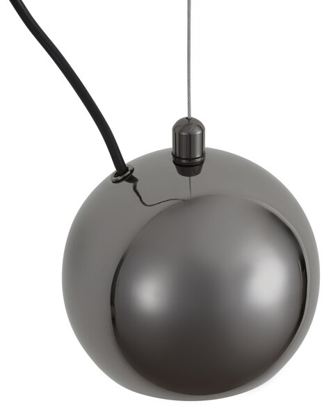 Design hanglamp donker chroom voor railsysteem 1-fase - Slimline Sara