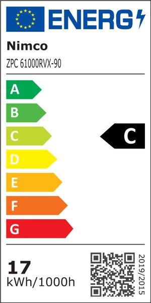 Nimco černé kulaté LED zrcadlo s podsvícením 60 cm ZPC 61000RVX-90