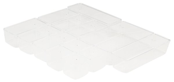 Livarno home Sada organizérů na make-up (13dílný průhledný) (100388118002)