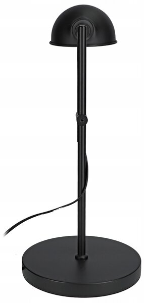 Černá stolní lampa E27