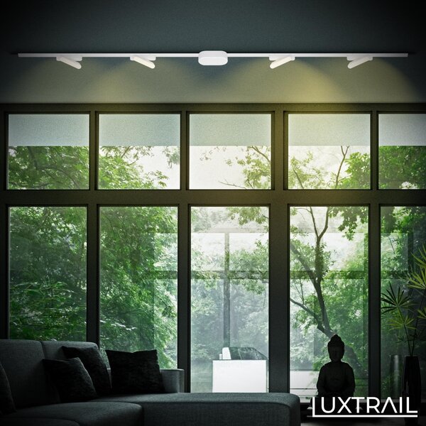 BRILO 8030016 LUXTRAIL lištový systém 48V, LED Tracklight, 5,5W, 720lm, nastavitelné, bílé - BRILO