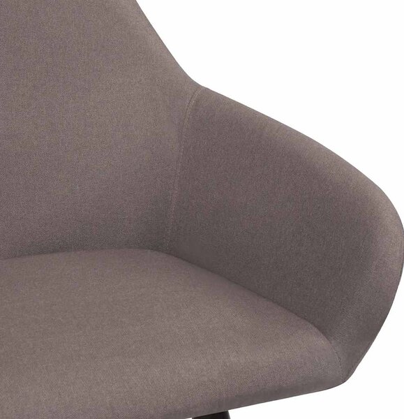 Jídelní židle 2 ks taupe textil 283468