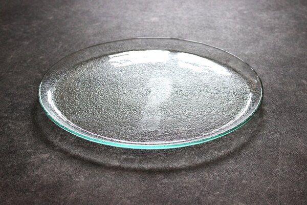 BDK-GLASS Dortový talíř čirý - prům. 32cm