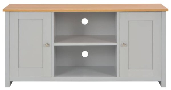 TV stolek šedý 120 x 39 x 58 cm 283740