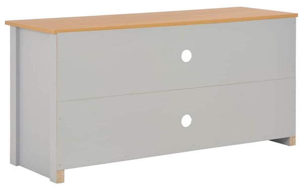 TV stolek šedý 120 x 39 x 58 cm 283740