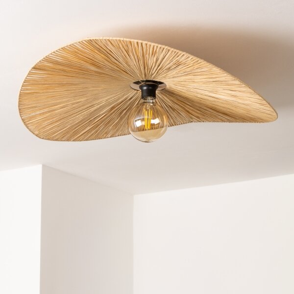Brilagi - LED Přisazený lustr CERIA BOHO 1xE27/40W/230V pr. 80 cm rafie