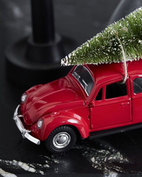 Vánoční autíčko Xmas Car Red