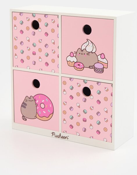 Sinsay - Dětská skříňka se zásuvkami Pusheen - pastelová růžová