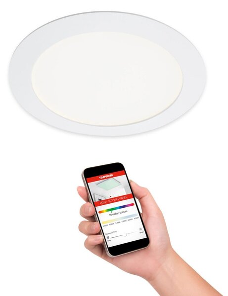 TF 309406TF TELEFUNKEN LED Smart vestavné svítidlo pr. 17 cm 12W 1200lm bílé 309406TF