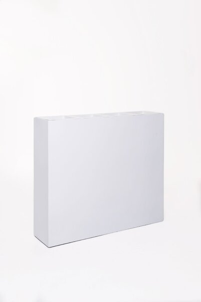 Květináč ELEMENTO, sklolaminát, šířka 117 cm, bílá
