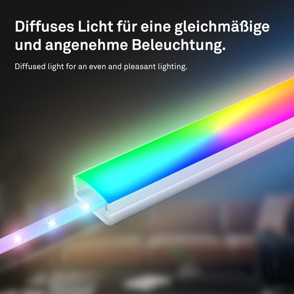 BRI 2166192 Pimp Your Stripe startovací sada LED pásek 2m, IP44 venkovní, RGB+W, dálkový ovladač - BRILONER
