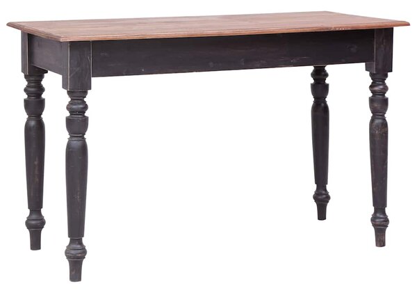 Psací stůl se 3 zásuvkami 117 x 57 x 75 cm masivní mahagon 283907