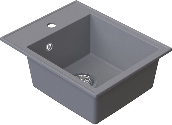 Ruvetti Tito Box dřezy s baterií šedá/ LP_3200-TB4050GR_W