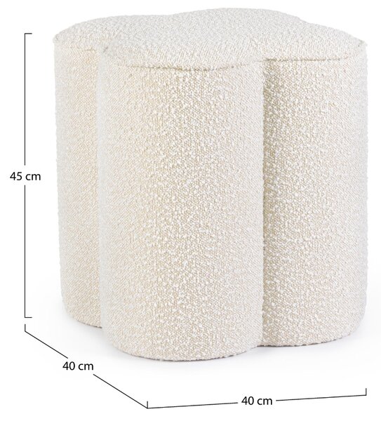 -25 % Dny MOMENTI– Bizzotto Bouclé taburet Cointa 40 x 40 cm