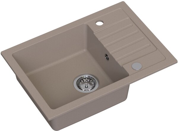 Ruvetti Tito Compact dřez s baterií a příslušenstvím béžová/béžová LP_3200-TC6244BE_W