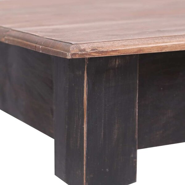 Psací stůl se 3 zásuvkami 117 x 57 x 75 cm masivní mahagon 283907