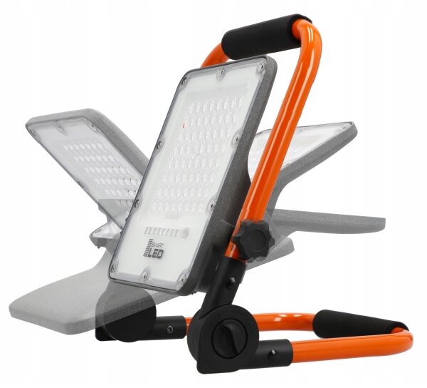 LED Nabíjecí reflektor se stojanem LED/50W/3,2V 4500K 5000 mAh IP65 oranžová