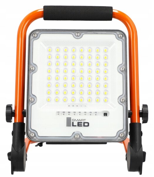 LED Nabíjecí reflektor se stojanem LED/30W/3,2V 4500K 5000 mAh IP65 oranžová