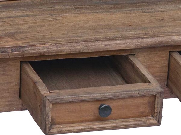 Psací stůl se zásuvkami 90x50x101 cm masivní mahagonové dřevo 283912