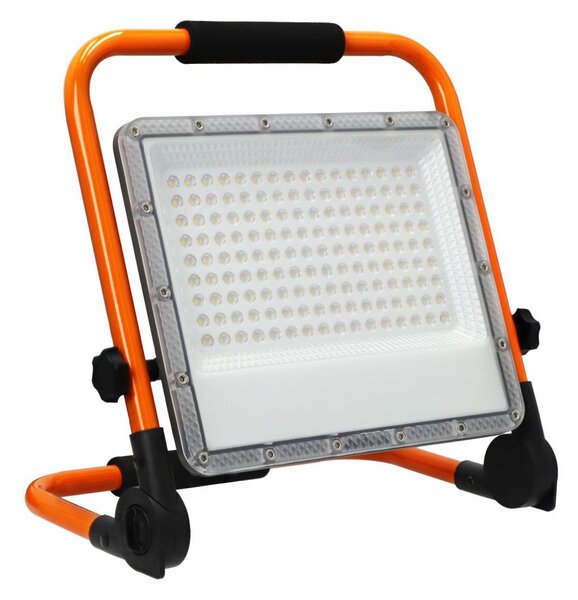 LED Reflektor se stojanem LED/100W/230V 4500K IP65 oranžová