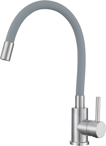 Ruvetti Natu Maxi dřez s baterií a příslušenstvím šedá/ocel LP_3200-NM7744GR_W