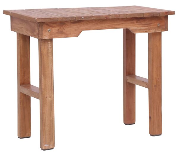 Přístavný stolek 70 x 35 x 60 cm masivní mahagonové dřevo 283915