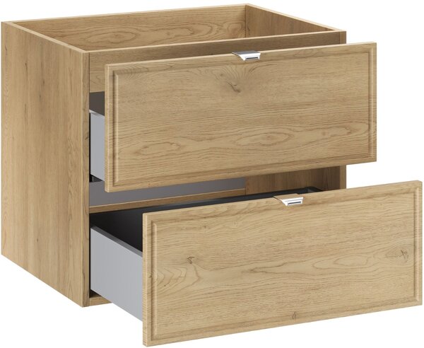 Comad Terra Cremona skříňka 60x46x50 cm pod umyvadlo závěsná dub TERRA CREMONA 82-60-46-2S