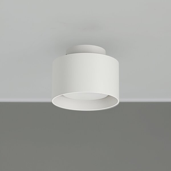 Přisazené bodové svítidlo GX53 s LED, bílé, Ø 10 cm