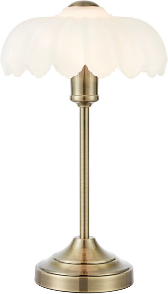 Markslöjd Kurage stolní lampa 1x40 W bílá-mosaz 109179