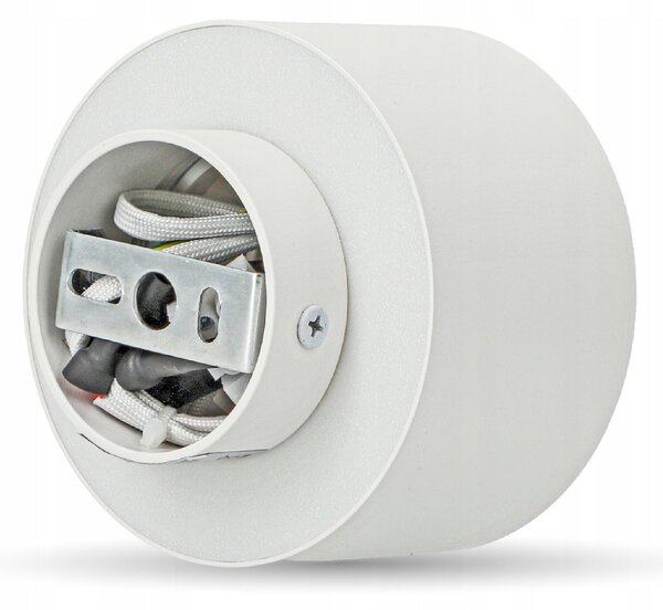 Přisazené bodové svítidlo GX53 s LED, bílé, Ø 10 cm