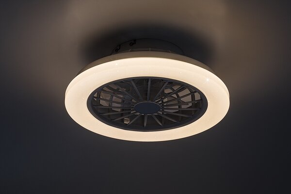 Rabalux Dalfon stropní ventilátor se světlem 1x24 W bílá 71348
