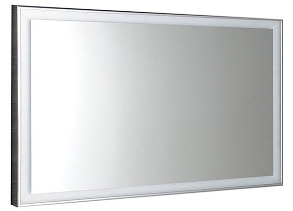 SAPHO - LUMINAR LED podsvícené zrcadlo v rámu 1200x550mm, chrom (NL560)