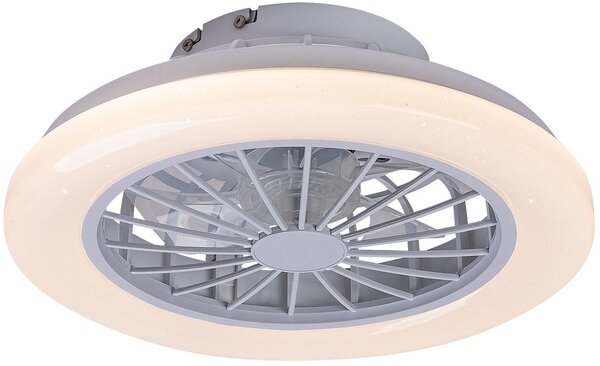Rabalux Dalfon stropní ventilátor se světlem 1x24 W bílá 71348