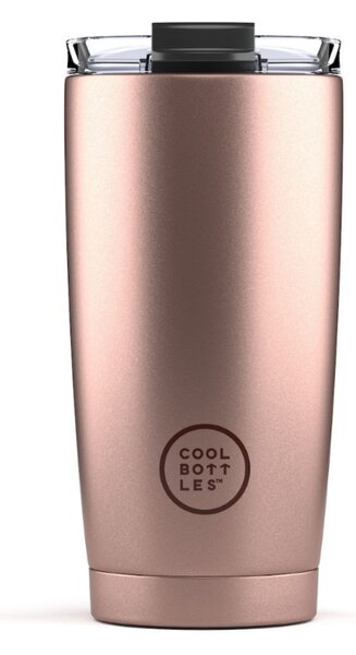 Nerezový termohrnek Cool Bottles metallic rose, 550 ml