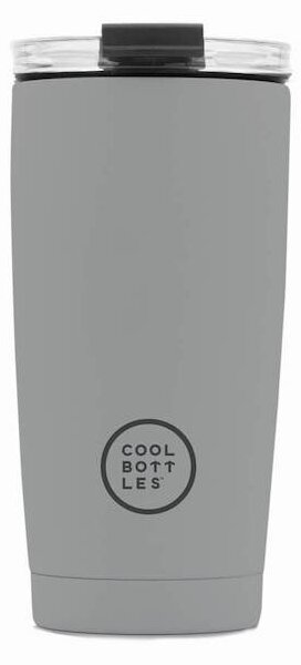 Nerezový termohrnek Cool Bottles pastel grey, 550 ml