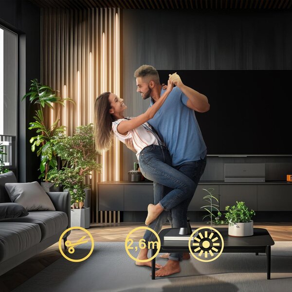 BRI 8018147 Startovací sada On/Off LED pásek pro nástěnné panely – 260cm, vypínač, vč. rozbočovače - BRILONER