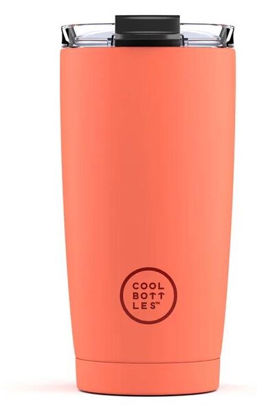 Nerezový termohrnek Cool Bottles pastel coral, 550 ml
