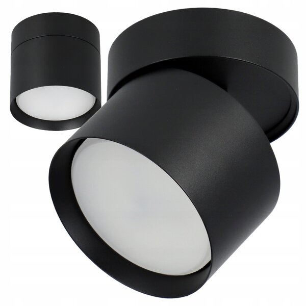 Přisazené bodové svítidlo GX53, nastavitelné, 80 × 82 mm
