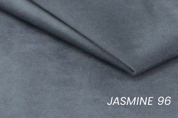 Rohová pohovka Laksaro s rozkladem pravostranná - šedý samet Jasmine 96